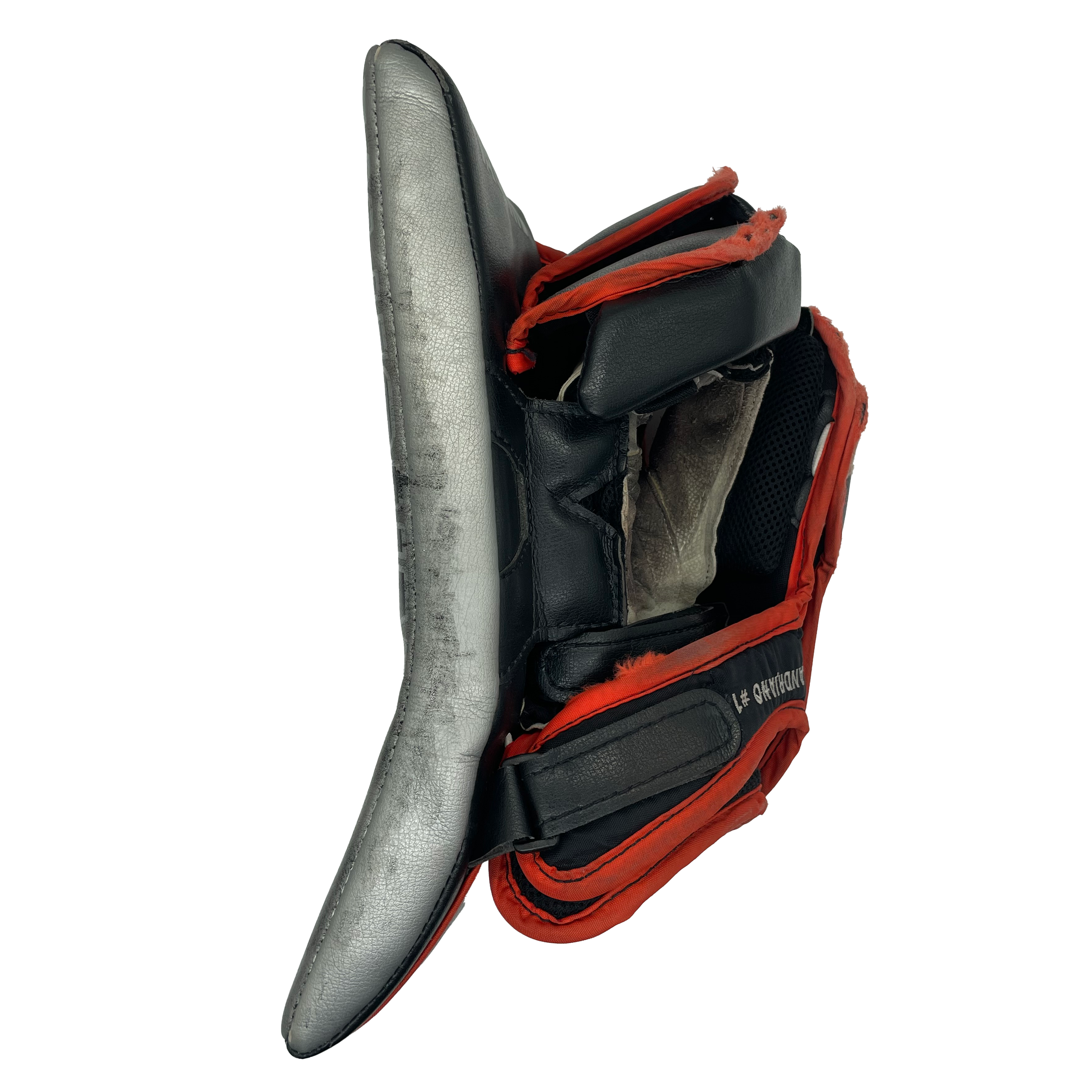 Bloqueur de gardien Vaughn Velocity VE8 Pro Carbon d'occasion (orange/noir/argent)